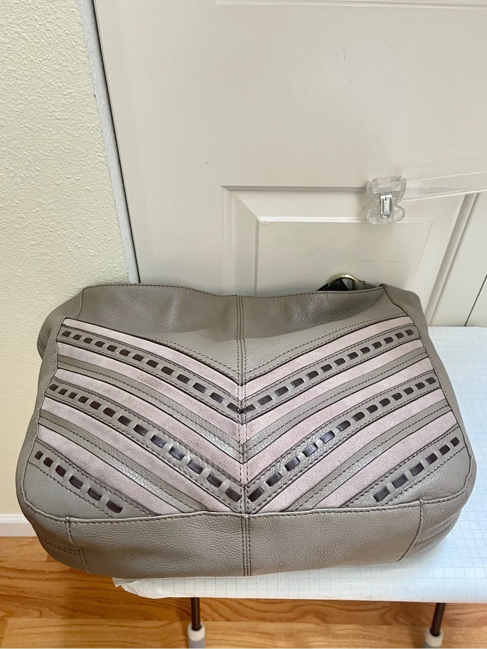Isabella Fiore large leather hobo bag